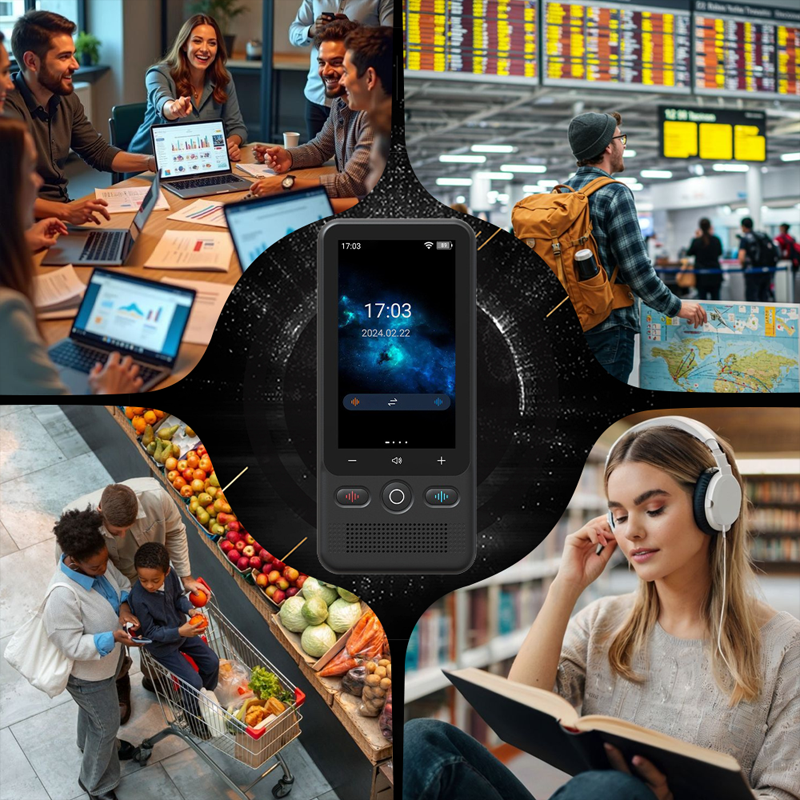 📲 Sprachübersetzer Gerät für Reisende 🌍 Offline 138 Sprachen & Echtzeit-Übersetzung -Eine Fremdsprache lernen✈️ kompakt & praktisch
