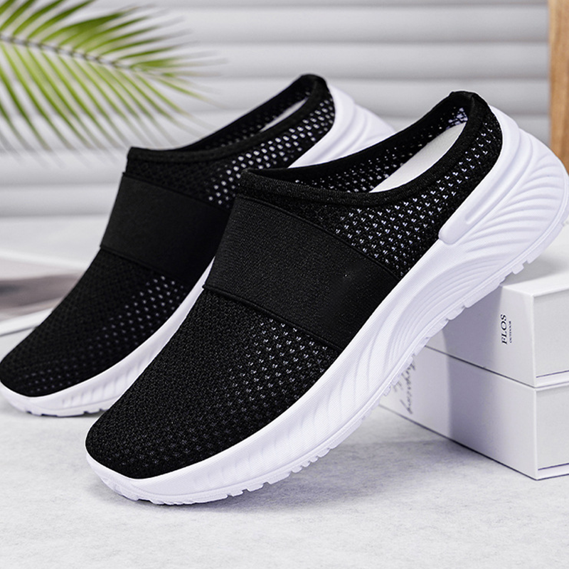 👟 LIMITED-TIME 50% RABATT! ✨ Orthopädische Damen-Slipper – Rutschfest, Atmungsaktiv, Leicht ✨