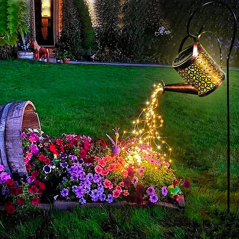 💧 50% RABATT! ☀️ Solar-Wasserfallleuchten – 8 Lichtmodi, Wetterfest & Künstlicher Wasserfalleffekt für den Garten ✨