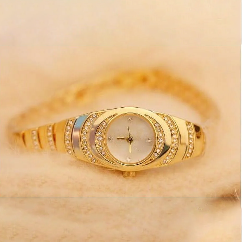 ⌚💎Damen-Armbanduhr mit Strasssteinen
