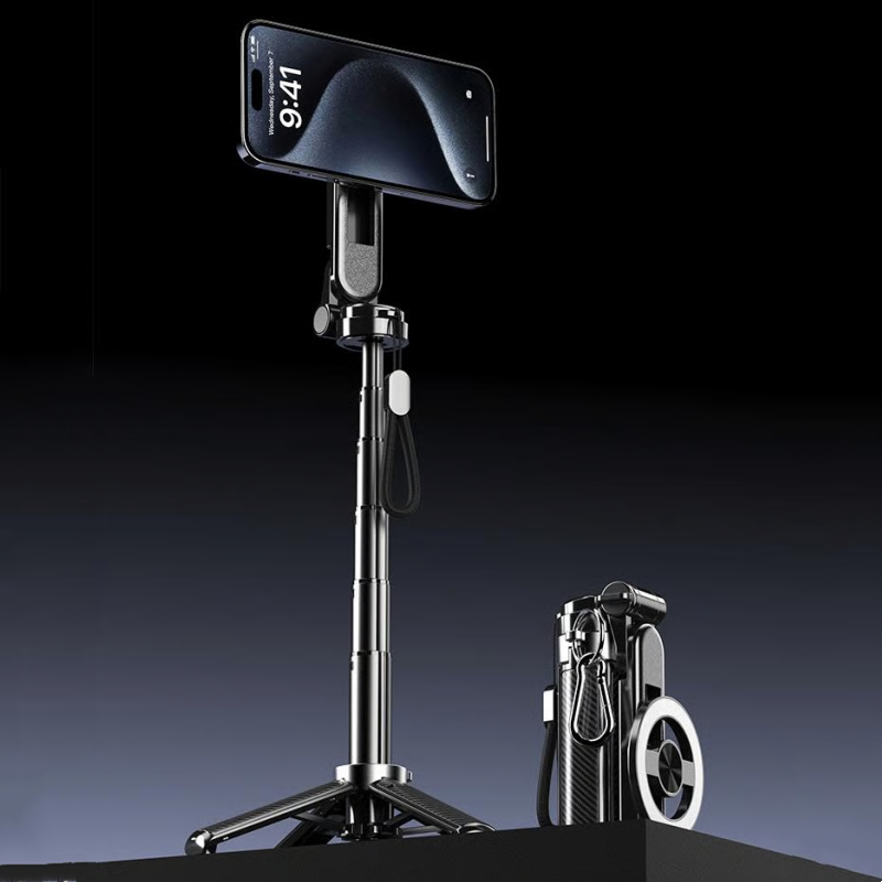 🔥Heißer Verkauf (💥50 % RABATT)🔥4-in-1 Multifunktions-Selfie-Stick mit 360°-Drehung und Magnet
