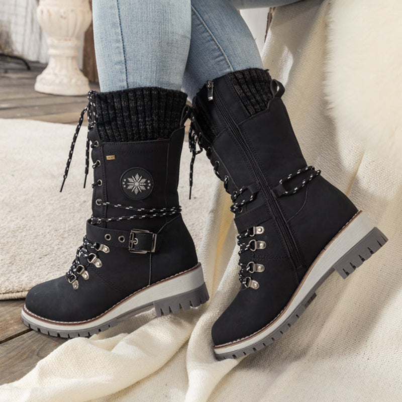 ❄️🎁 Wasserdichte Knie-Schneestiefel – 50% WSV! ❄️ Perfekt für Schnee & Kälte, langlebig & nachhaltig. Jetzt sparen! 🎁
