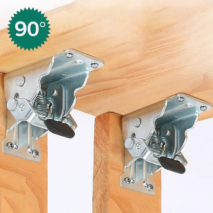 🪑 KAUFE 2, ERHALTE 1 GRATIS! 🔧 Selbstverriegelnde Scharniere – 90° Faltbar, Robustes Metall & Platzsparend Ideal Für Wohnmobile & Möbel 🏠