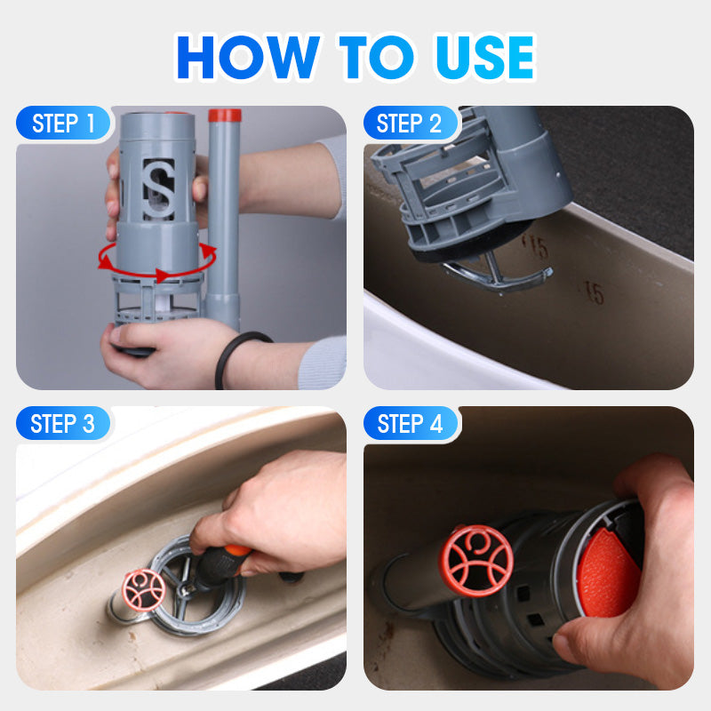 Auslaufsicheres Toilettentank-Zubehörset