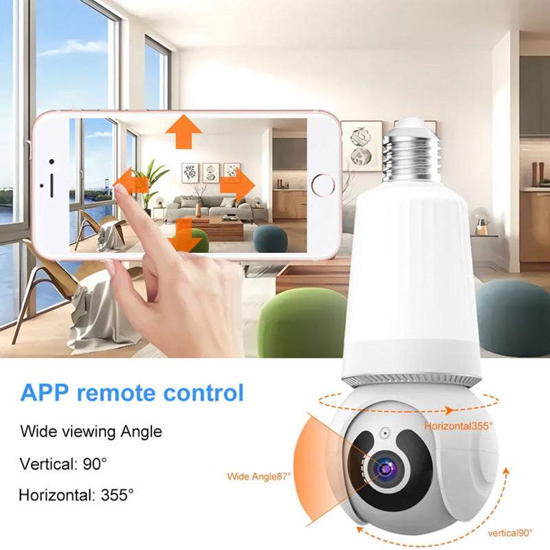 Intelligente WLAN-Überwachungskamera mit Licht