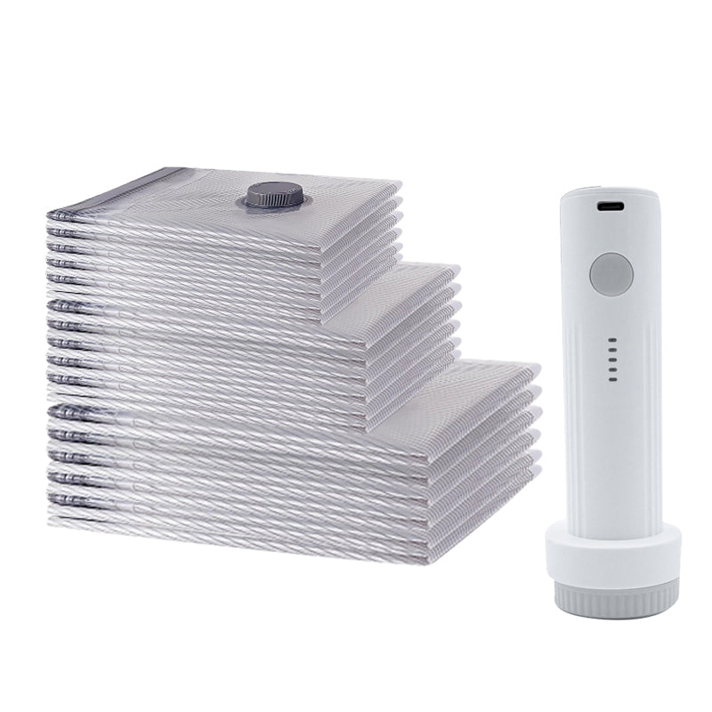 🧳 50% RABATT! ✨ Reise-Vakuumbeutel-Set mit Pumpe – Platzsparend, Robust & Perfekt Für Mehr Stauraum Auf Reisen 🔋