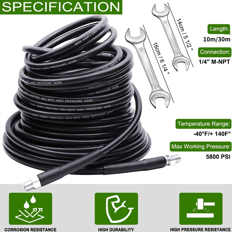 5800PSI Abwasserspüler-Kit für Hochdruckreiniger