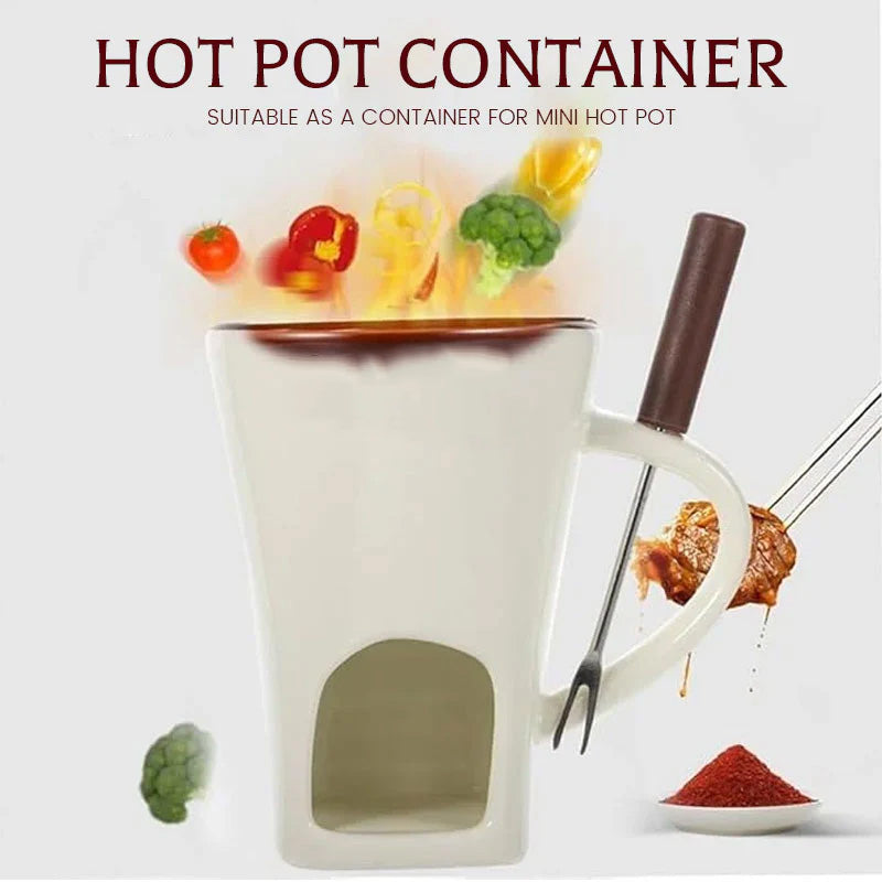 🎄Weihnachtsverkauf 50% RABATT🍫 Handgemachte Schokoladen-Schmelzbecher🎁 Das gemütliche Fondue-Erlebnis