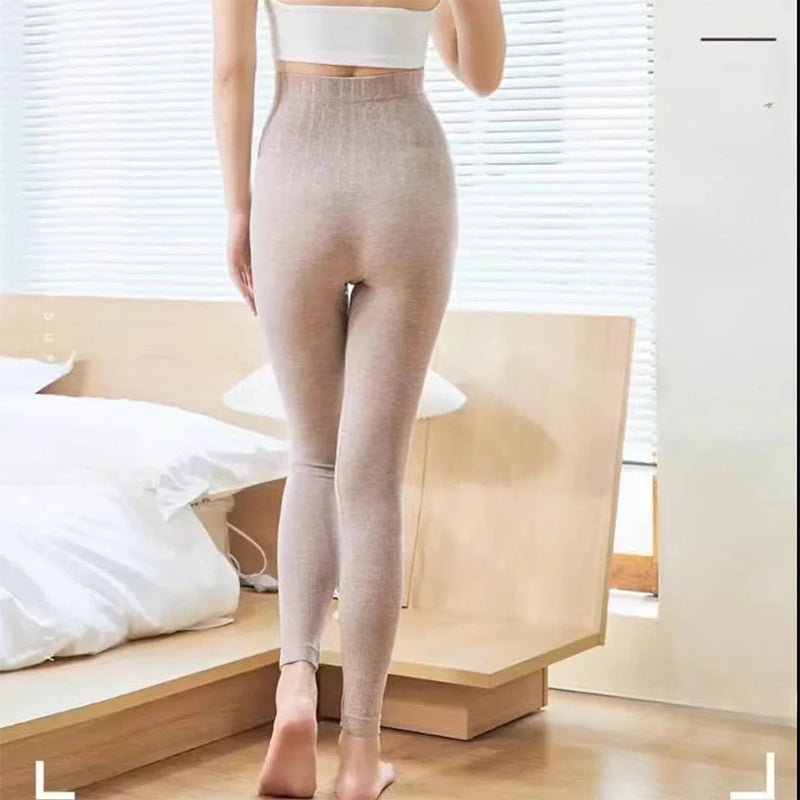 Warme, weiche, eng anliegende Damen-Baselayer-Hose