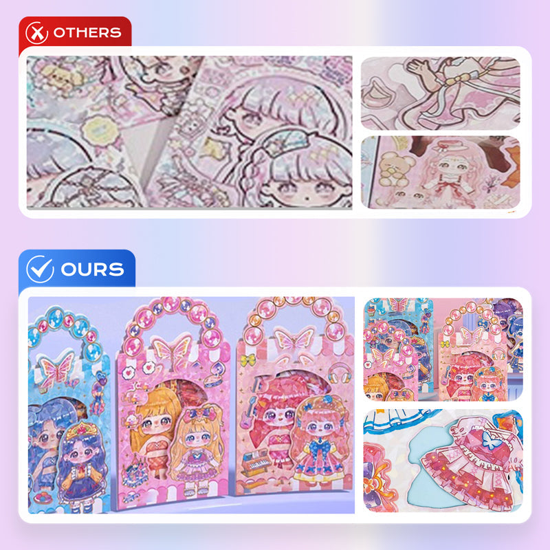 🧲 50% RABATT HEISSER VERKAUF! ✨ Magnetische Ankleidepuppen für Kinder - 25 Wechselbare Kleidungsstücke mit Pädagogischem Design für Kreatives Spielen 👗🎨