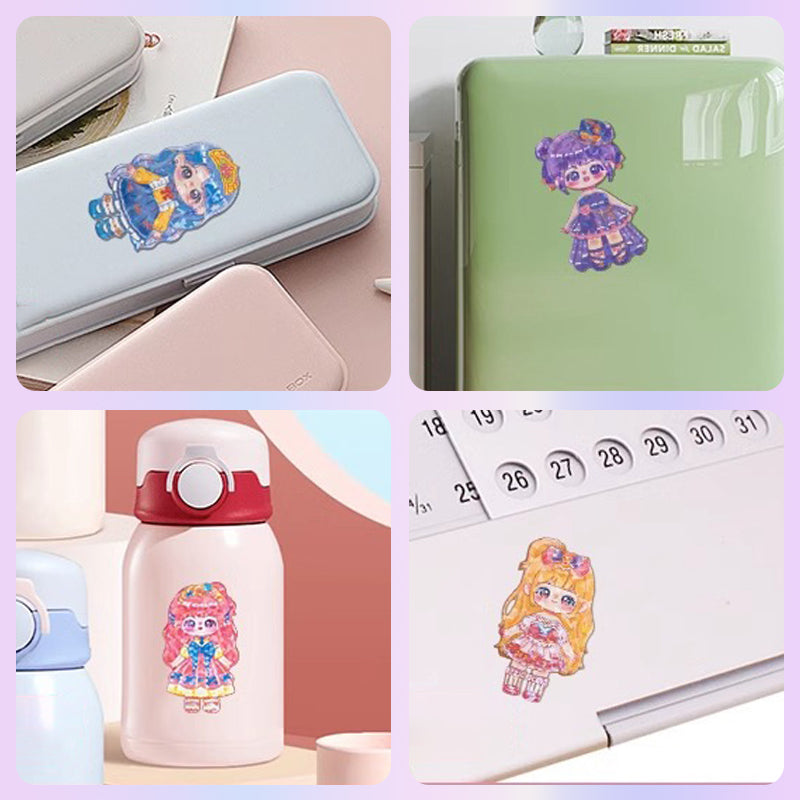 🧲 50% RABATT HEISSER VERKAUF! ✨ Magnetische Ankleidepuppen für Kinder - 25 Wechselbare Kleidungsstücke mit Pädagogischem Design für Kreatives Spielen 👗🎨