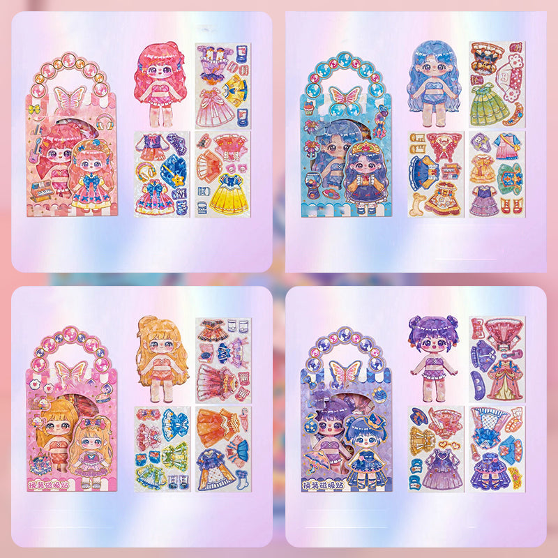 🧲 50% RABATT HEISSER VERKAUF! ✨ Magnetische Ankleidepuppen für Kinder - 25 Wechselbare Kleidungsstücke mit Pädagogischem Design für Kreatives Spielen 👗🎨