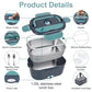Tragbare Heiz-Lunchbox mit Edelstahl-Einsatz – Trockene Erwärmung, 12V/220V & doppelte Spannung – Ideal für Auto, Büro & Reisen ⚡
