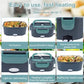 Tragbare Heiz-Lunchbox mit Edelstahl-Einsatz – Trockene Erwärmung, 12V/220V & doppelte Spannung – Ideal für Auto, Büro & Reisen ⚡