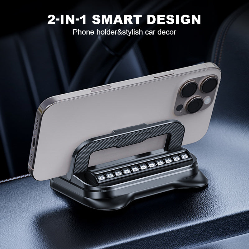 ✨ 360° drehbarer, faltbarer Handyhalter – Universelles Design, rutschfeste Unterseite, geeignet für Schreibtisch, Auto und Reisen 🚗💻