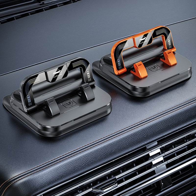 ✨ 360° drehbarer, faltbarer Handyhalter – Universelles Design, rutschfeste Unterseite, geeignet für Schreibtisch, Auto und Reisen 🚗💻