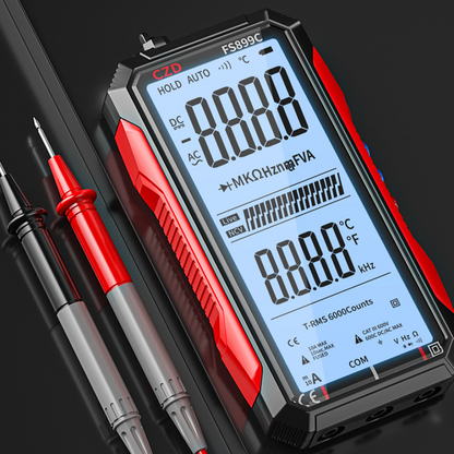🔧 60% RABATT! ⚡ USB-Aufladbares Digitalmultimeter – Automatische Bereichswahl, LCD-Hintergrundbeleuchtung & Tragbares Design 🔋