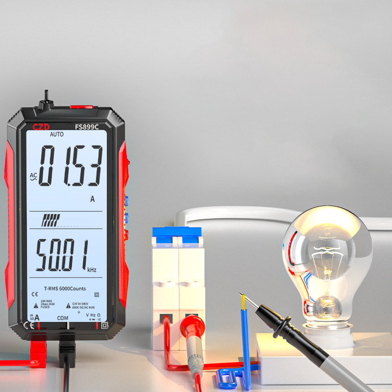 🔧 60% RABATT! ⚡ USB-Aufladbares Digitalmultimeter – Automatische Bereichswahl, LCD-Hintergrundbeleuchtung & Tragbares Design 🔋
