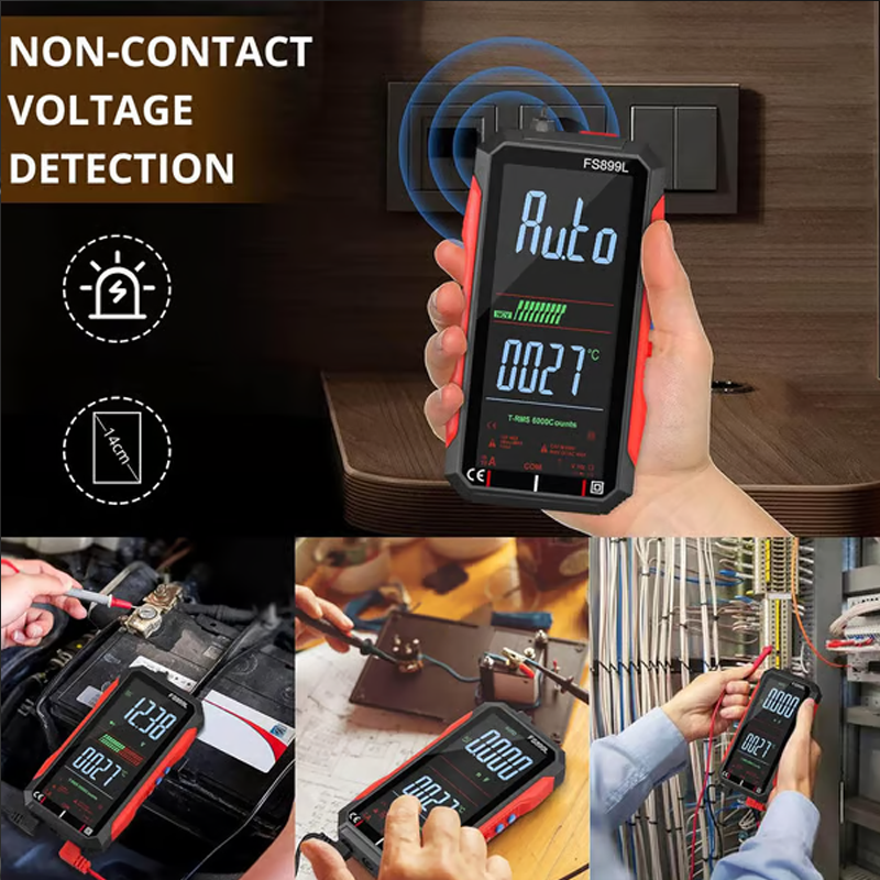 🔧 60% RABATT! ⚡ USB-Aufladbares Digitalmultimeter – Automatische Bereichswahl, LCD-Hintergrundbeleuchtung & Tragbares Design 🔋
