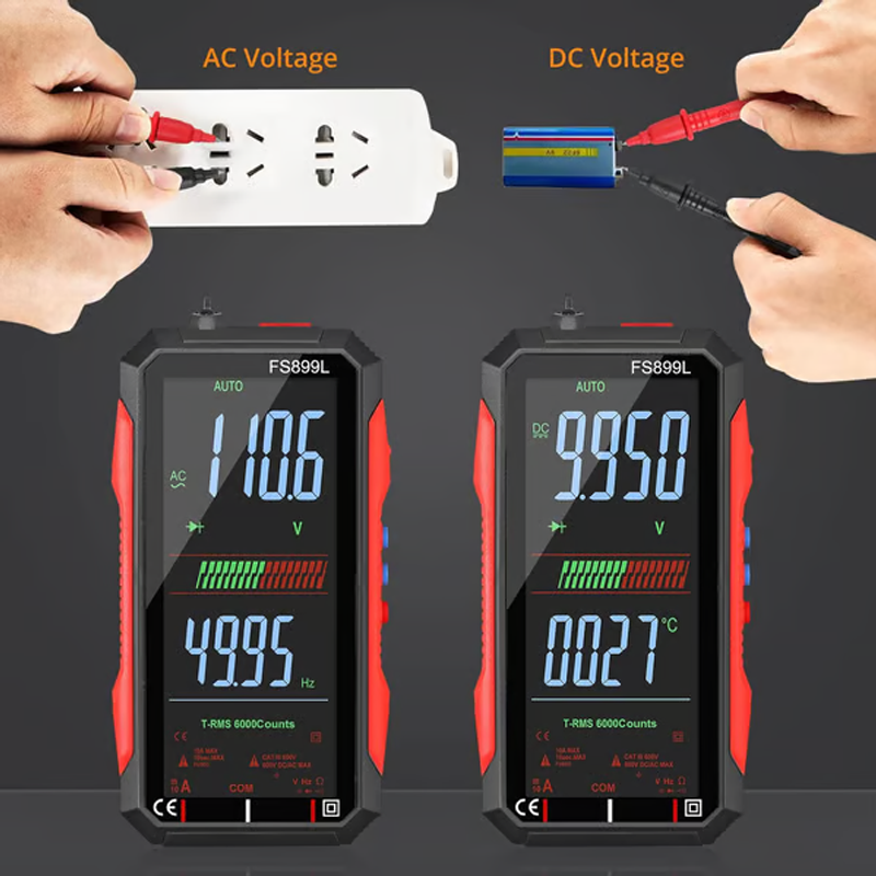 🔧 60% RABATT! ⚡ USB-Aufladbares Digitalmultimeter – Automatische Bereichswahl, LCD-Hintergrundbeleuchtung & Tragbares Design 🔋