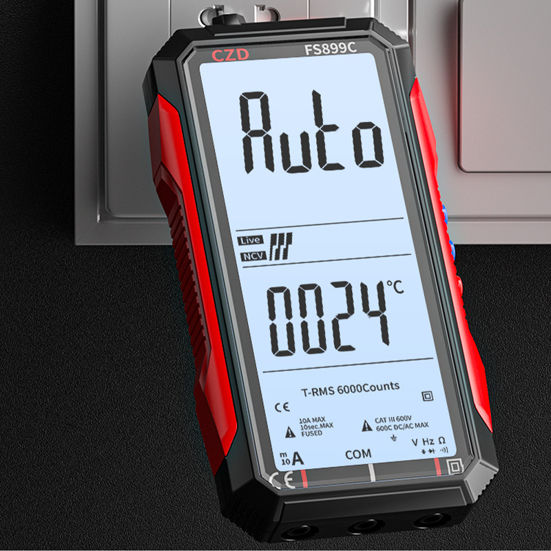 🔧 60% RABATT! ⚡ USB-Aufladbares Digitalmultimeter – Automatische Bereichswahl, LCD-Hintergrundbeleuchtung & Tragbares Design 🔋