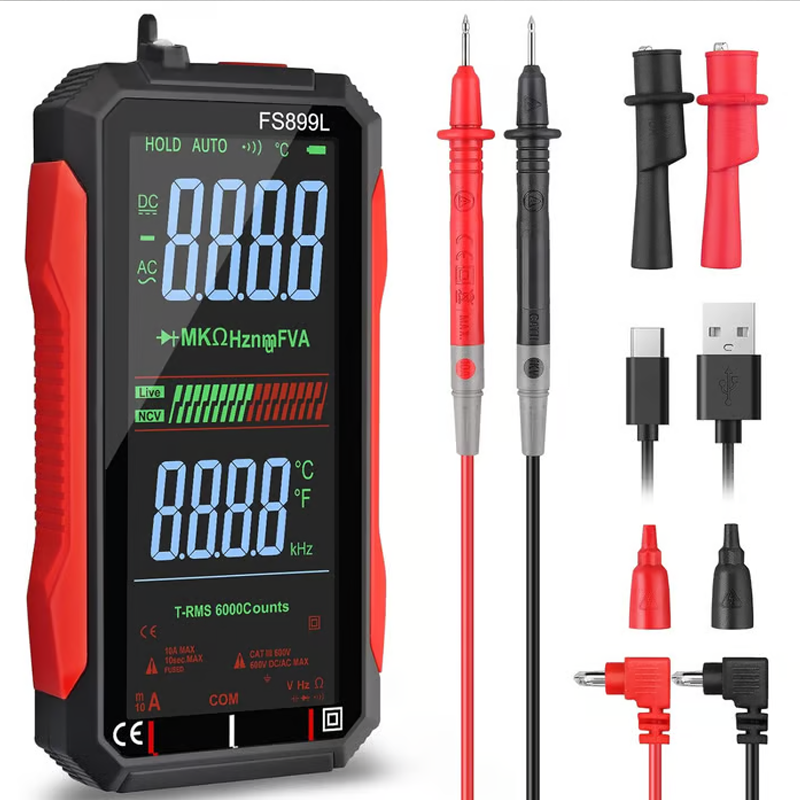 🔧 60% RABATT! ⚡ USB-Aufladbares Digitalmultimeter – Automatische Bereichswahl, LCD-Hintergrundbeleuchtung & Tragbares Design 🔋