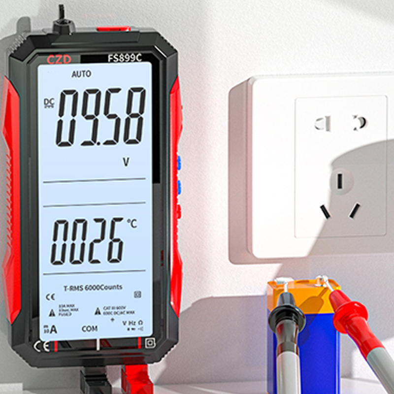 🔧 60% RABATT! ⚡ USB-Aufladbares Digitalmultimeter – Automatische Bereichswahl, LCD-Hintergrundbeleuchtung & Tragbares Design 🔋