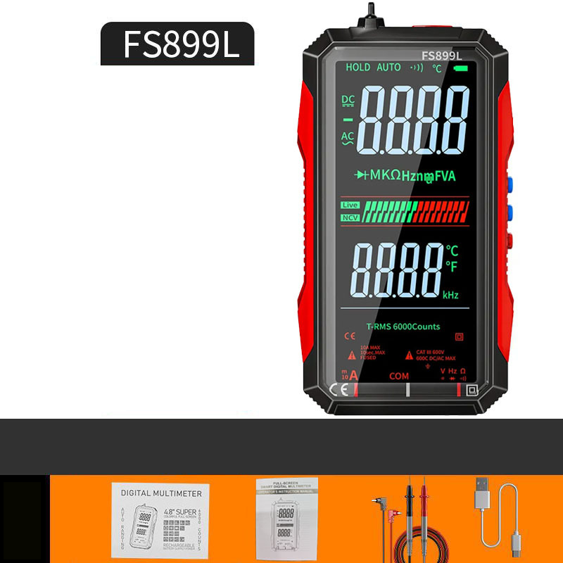 🔧 60% RABATT! ⚡ USB-Aufladbares Digitalmultimeter – Automatische Bereichswahl, LCD-Hintergrundbeleuchtung & Tragbares Design 🔋