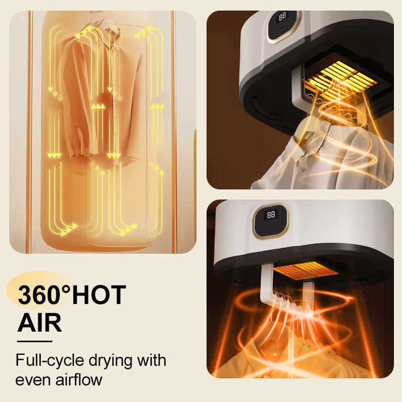 🔥LETZTER TAG DES 57 %-RABATT-SALES🔥Tragbarer, faltbarer Mini-Trockner