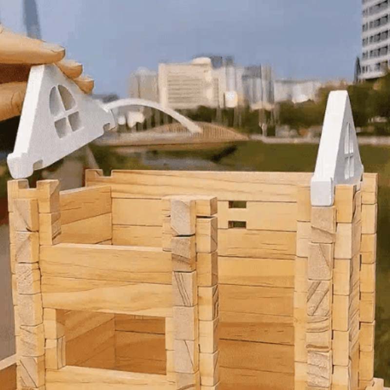 🔥Solange der Vorrat reicht 50 % Rabatt!🎉Pädagogische Holzbausteine