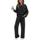👚 60% RABATT! 👖 Damen-Set Top & Hose – Bequemer Rundhals, Verstellbare Kordel & Vielseitiger Style ✨