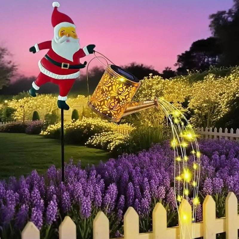 Solarbetriebene Weihnachtsmann-Gartensteckleuchte