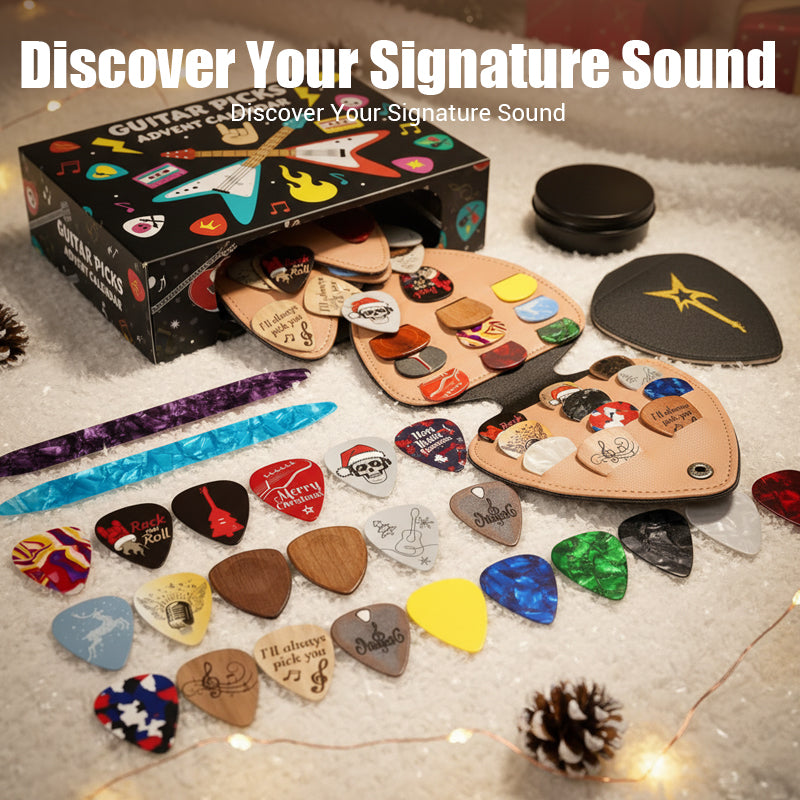 🎁Black Friday-Ausverkauf 50 % Rabatt😍Gitarrenpick-Adventskalender 2025🎸