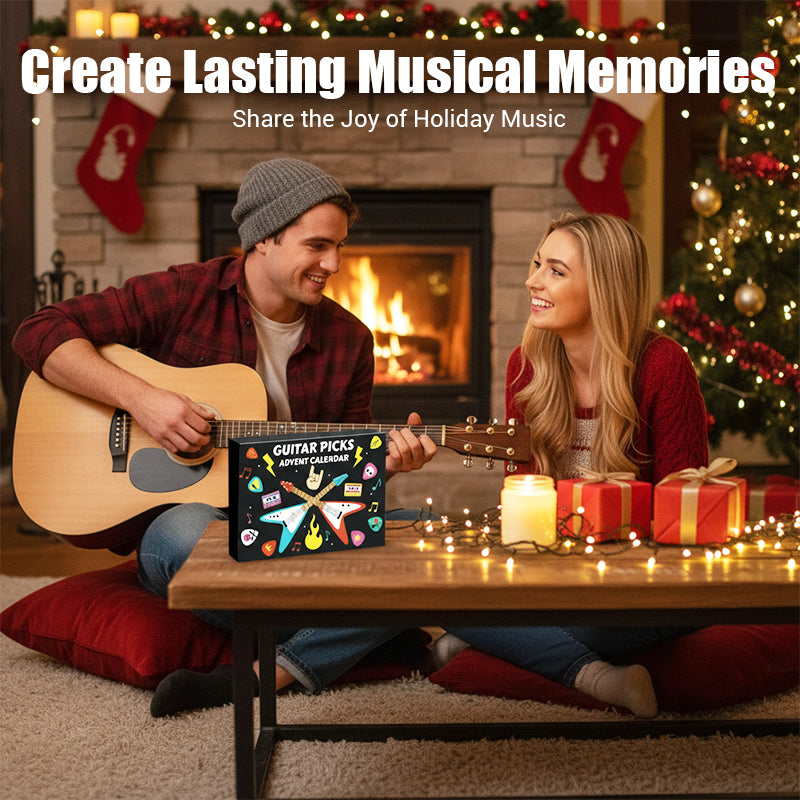 🎁Black Friday-Ausverkauf 50 % Rabatt😍Gitarrenpick-Adventskalender 2025🎸