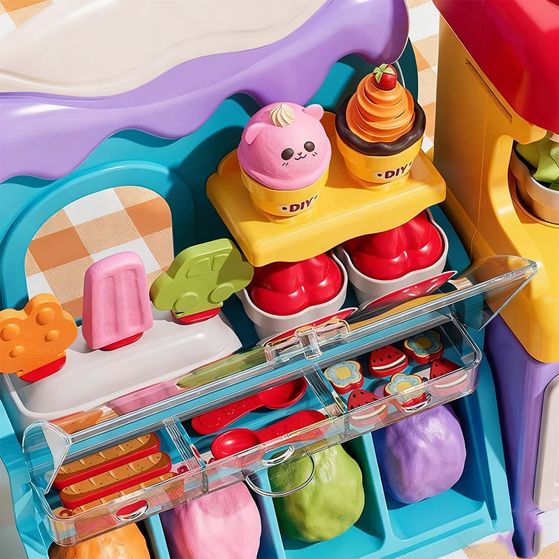 🎄 Weihnachtsaktionen 🎄——💖DIY-Eiscreme-Knete-Set für Kinder