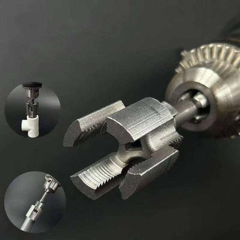 💎 50% RABATT! 💎 Rohrgewindeschneidwerkzeug – Präzisions-Schneideisen für Metall & PVC, Kompatibel mit Bohrmaschine, Ergonomisch & Profi-Qualität 🛠️🔧