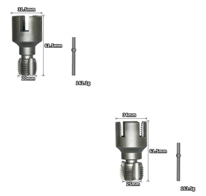 💎 50% RABATT! 💎 Rohrgewindeschneidwerkzeug – Präzisions-Schneideisen für Metall & PVC, Kompatibel mit Bohrmaschine, Ergonomisch & Profi-Qualität 🛠️🔧