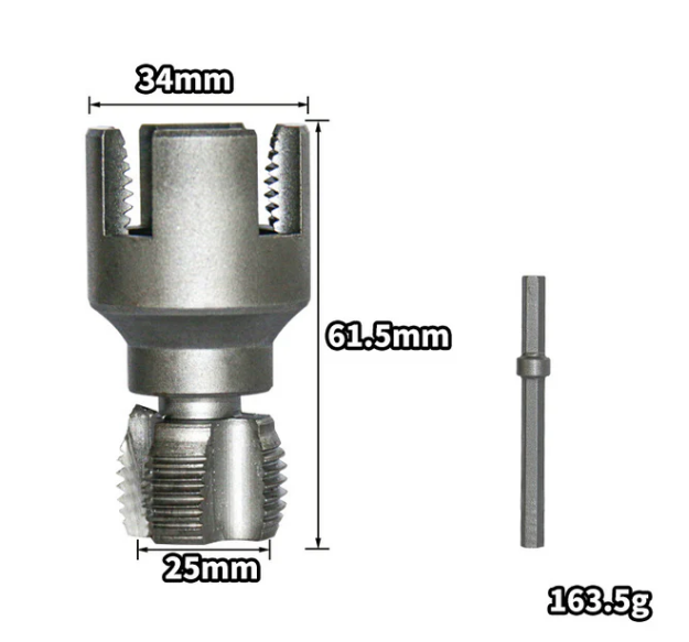 💎 50% RABATT! 💎 Rohrgewindeschneidwerkzeug – Präzisions-Schneideisen für Metall & PVC, Kompatibel mit Bohrmaschine, Ergonomisch & Profi-Qualität 🛠️🔧