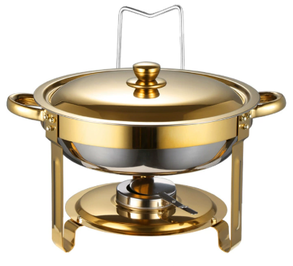 🔥 JETZT 50 % RABATT! 🎄 Buffet-Set mit Warmhaltefunktion aus Edelstahl – gleichmäßige Hitzeverteilung und langlebig, perfekt für Feste und Partys ✨