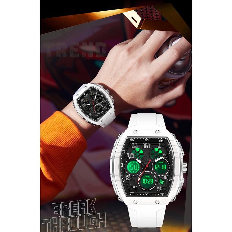 🎁Weihnachtsangebot 50 % Rabatt🎄Sportliche, leuchtende Digital-Automatikuhr für Herren