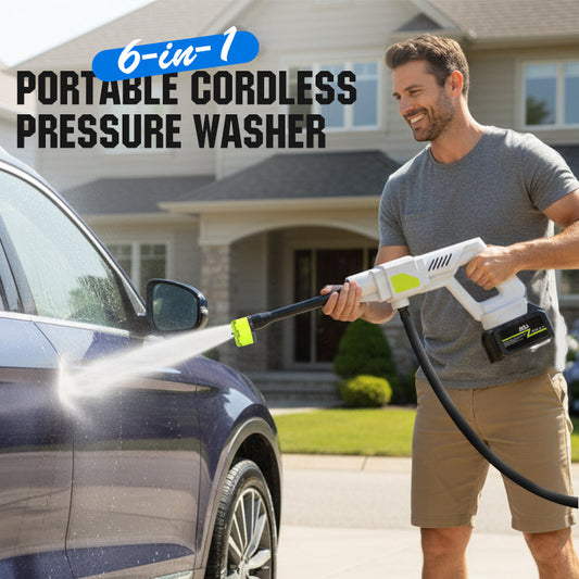 🔫 60% RABATT! ⚡ Tragbarer Kabelloser Hochdruckreiniger – Starker Wasserdruck, Wiederaufladbar & Perfekt für Auto & Garten 💧 Kostenloser Versand