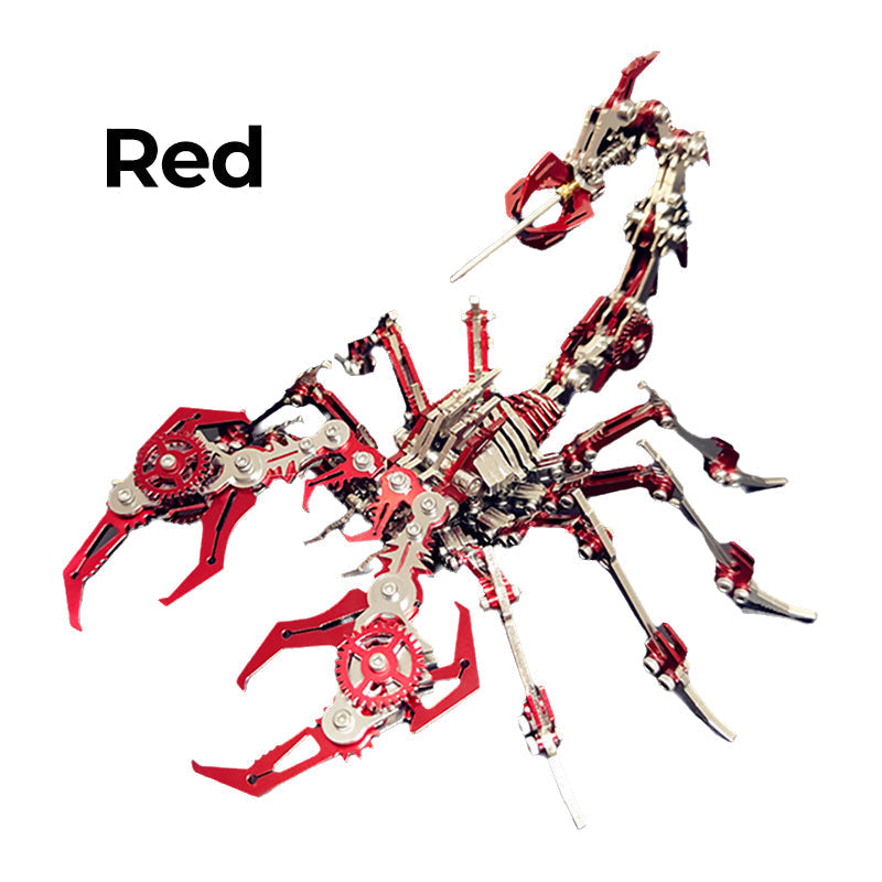 📢📢48 % Rabatt !!!✨3D-Metallpuzzle-Bausatz „Skorpion“ – Mechanisches Modell zum Zusammenbauen