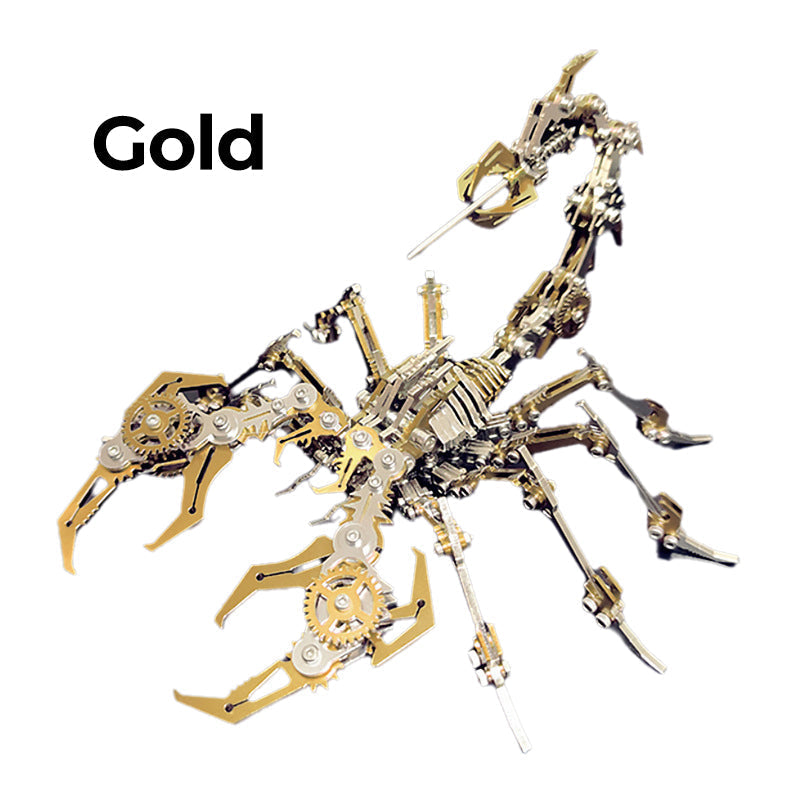 📢📢48 % Rabatt !!!✨3D-Metallpuzzle-Bausatz „Skorpion“ – Mechanisches Modell zum Zusammenbauen