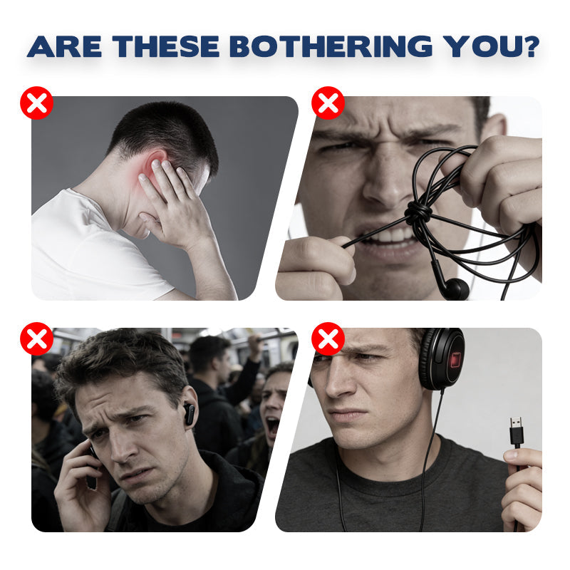 💎 53% RABATT! 💎 Open-Ear-Knochenleitungskopfhörer – Rauschunterdrückendes Mikrofon, Bluetooth 5.3 & 10h Akku für Arbeit & Sport 🎧✨