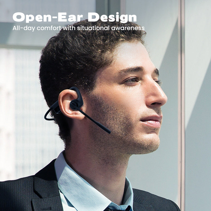 💎 53% RABATT! 💎 Open-Ear-Knochenleitungskopfhörer – Rauschunterdrückendes Mikrofon, Bluetooth 5.3 & 10h Akku für Arbeit & Sport 🎧✨