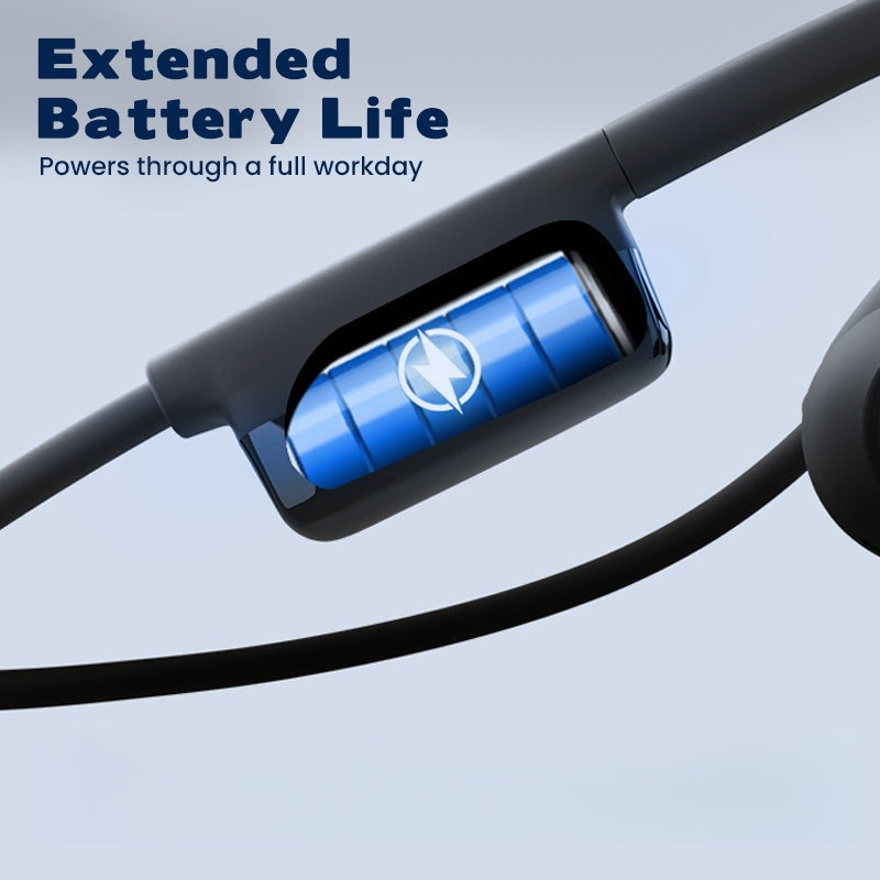 💎 53% RABATT! 💎 Open-Ear-Knochenleitungskopfhörer – Rauschunterdrückendes Mikrofon, Bluetooth 5.3 & 10h Akku für Arbeit & Sport 🎧✨