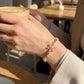 🌼Damenarmband mit Kirschblüten-Strass🌸