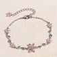 Fröhliches Neujahr! 50% auf alles 🎊⏰Damenarmband mit Kirschblüten-Strass🌸