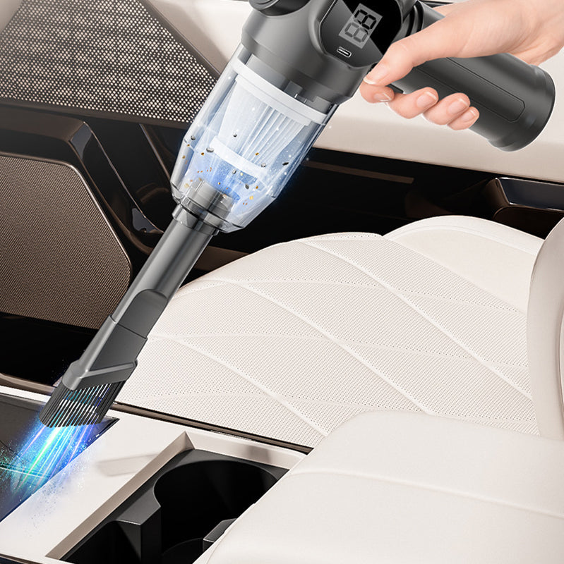💎 -50% AUF DAS KABELOSE STAUBSAUGER-SET! 💎 25KPa Starkes Saugen & Blasen, LCD-Display & Komplett-Zubehör für Auto & Haushalt 🚗🏠