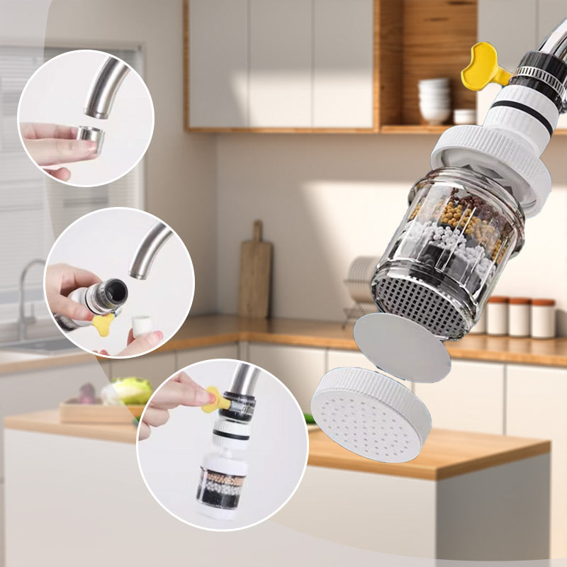 🚰 KAUFE 2, ERHALTE 1 GRATIS! 💧 Wasserhahnfilter – Verbessert den Geschmack, Reduziert Verunreinigungen & Leichte Installation 🚿